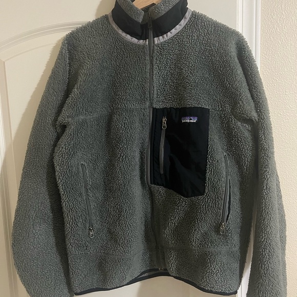Patagonia Men's Retro X Deep Pile Fleece Sherpa Full Zip Jacket - Picture 1 of 7